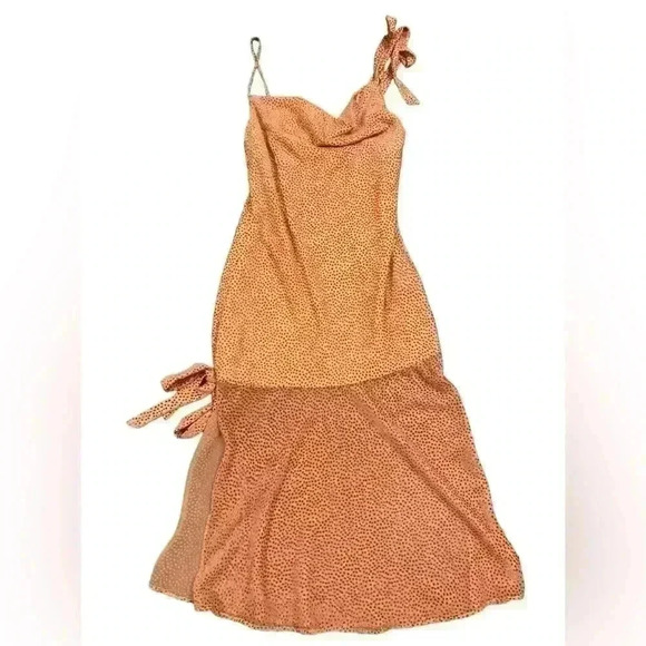 Lovers + Friends Sonora Midi Dress in Rosey Pink Size Small - Picture 3 of 10